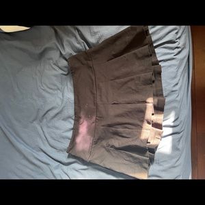 Urban Outfitters pleated low rise skirt